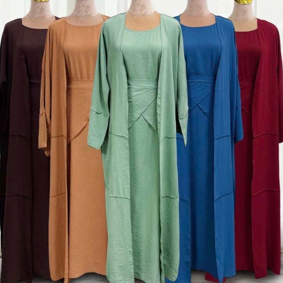 3-Piece Abaya