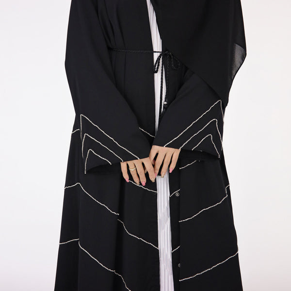 Sparkly Abaya- Black