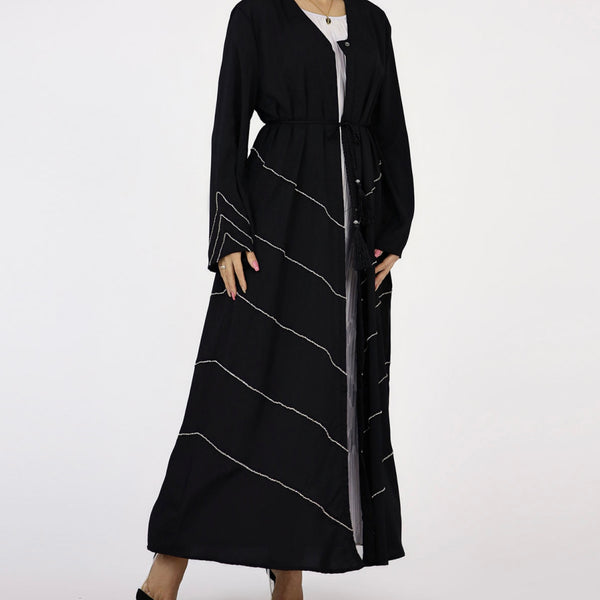 Sparkly Abaya- Black